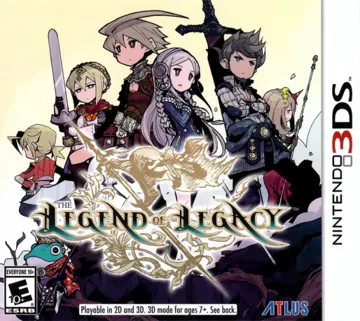Legend of Legacy, The (USA) box cover front